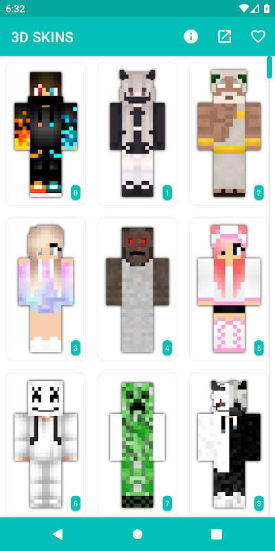 Skins for Craftsman, Minecraft screenshot