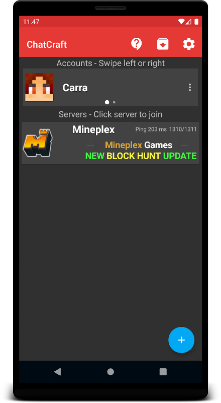 ChatCraft Pro for Minecraft screenshot