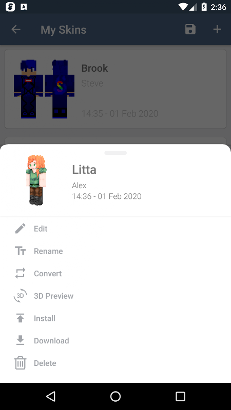 HD Skins Editor for Minecraft screenshot 7
