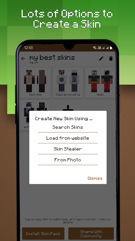Skin Pack Maker for Minecraft screenshot 4